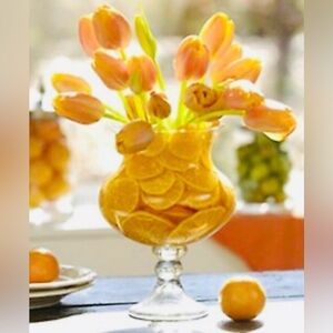 SLAH Madeline 9" Glass Hurricane Vase Display  Decor Southern Living at …